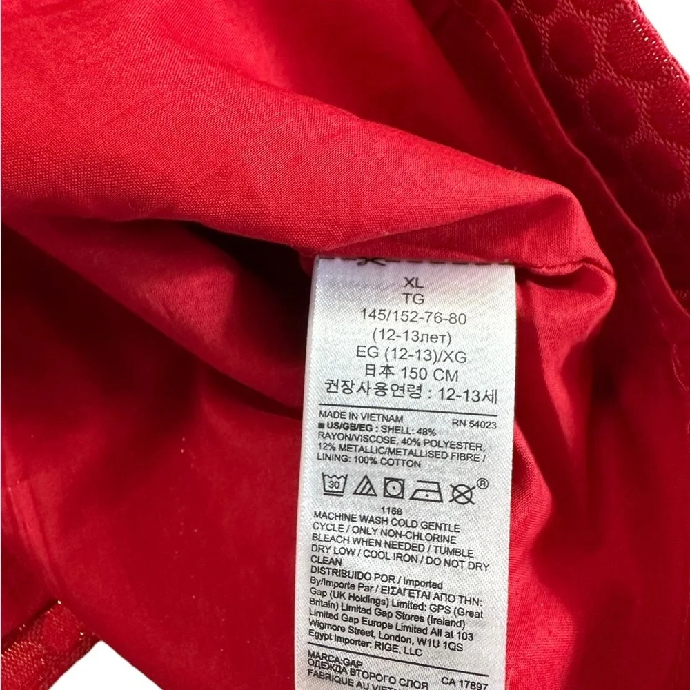 Gap Kids Girls Red Dress Size XL (12)